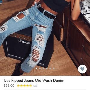 Princess Polly Ripped Jeans